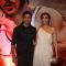 Sonam Kapoor posed with Farhan Akhtarat the success party of Film Bhaag Milkha Bhaag