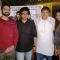 Sufi singer Mudasir Ali, Amol Kolhe, Manoj Joshi and Shailey Bidwaiker at Premier of film Rannbhoomi