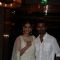 Sonam Kapoor and Dhanush at Success party of film Raanjhanaa