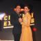 Shahrukh Khan and Deepika Padukone at promotion of Chennai Express on the set of Madhubala