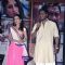 Amrita Rao and Ajay Devgan at Satyagraha movie promotion