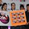 Veena Malik, Navin Batra, DJ Sheizwood and Ravi Ahlawat at the Super Model Music Launch