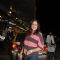 Rakshanda Khan was seen at Mumbai Airport leaving for SAIFTA