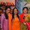 Mana Shetty with Smita and Sharmila Thackerey at Araaish Trousseau - a fund raising exhibition