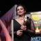 Divya Dutta receiving Best Supporting Actor at the SAIFTA award ceremony