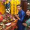 Shreyas Talpade with his wife Deepti celebrate Ganesh Chaturti at their home