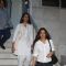 Gayatri Joshi and Soanli Bendre leave from the prayer meet of Madhuri Dixit's father