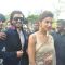 Ranveer Singh and Deepika Padukone arrive at the Trailer Launch of Ram Leela