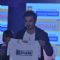 Ranbir Kapoor holds up the 'Besharam' T-shirt at the event