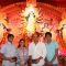 Ashutosh Gowarikar with his family at the Durga Pooja celebrations