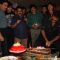 Abhijeet cuts the cake at the Birthday