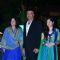 Anu Malik with his family at Vishesh Bhatt's Wedding Reception