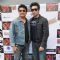 Shekhar Suman and Adhyayan Suman during the Promotions of the film Heartless at the Jai Hind college