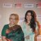 Shobha Khote and Bhavana Balsawer at the Senior Citizen Awards Ceremony