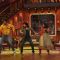 The cast of R....Rajkumar perform with a fan on Comedy Nights with Kapil