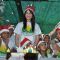 Lauren celebrates Christmas with the children of Smile Foundation