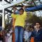 aaditya Thakrey sports some pull ups at Dino Morea's DM Fitness Station