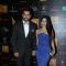 Aftab Shivdasani with his fiance were seen at the 9th Star Guild Awards