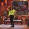 Bipasha Basu performs with a fan on Comedy Nights With Kapil