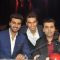Arjun, Ranveer and Karan Johar pose for a picture