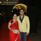 Sudhanshu Pandey with his wife at the Sangeet Ceremony