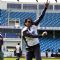 Bobby Deol practices at the CCL Dubai match
