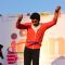 Abhishek Bachchan uses a hoolahoop at the Women's Half Marathon