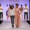 Asmita Marwa with her show stopper Adhuna Akhtar at Lakme Fashion Week Summer Resort