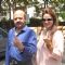 Rajesh Roshan casts his vote at a polling station in Mumbai