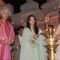 Aishwarya Rai lights the lamp at the Tribute to the Legend of Pure Love concert