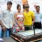 Rajeev Khandelwal & Madalsa Sharma at Waterkingdom to promote Samrat & Co.