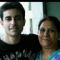 Gautam Rode with his Mom