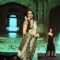 Bhagyashree walked the ramp at the 'Caring with Style' fashion show at NSCI