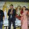 Akshay Kumar, Tamanna Bhatia and Maneka Gandhi at the First Look Launch of It's Entertainment