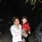 Ganesh Hegde with his son at Shilpa Shetty's Birthday Bash for her Son