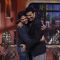 Akshay Kumar Hugs a fan on Comedy Nights With Kapil