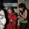 Jaya Bachchan and Shweta Nanda at the Special Premier of Lekar Hum Deewana Dil
