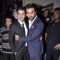 Ranbir Kapoor hugs Armaan Jain at the Special Premier of Lekar Hum Deewana Dil
