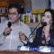 Talat Aziz with his wife at the 'Manhattan Mango' book launch