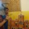 Varun Dhawan painting a canvas at the promotion of Humpty Sharma Ki Dulhania in Jaipur