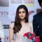 Alia Bhatt felicitated with bouquet at the Promotions of Humpty Sharma Ki Dhulania in Delhi