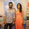 Surveen Chawla and Jay Bhanushali poses to media at the Promotions of Hate Story 2 in Jaipur