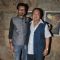 Abbas Syed along with Rakesh Bedi at the Screening of the Short Film Makhmal