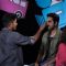 Ayushmann Khurrana gets his make up touched up on Captain Tiao