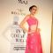 Alicia Raut walks the ramp at the Indian Couture Week - Day 2 for Rina Dhaka
