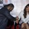 Bipasha gets a good luck charm tied to her wrist at the Trailer Launch of Creature 3D