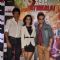 Kay Kay Menon and Humaima Malik pose with Emraan Hashmi at the Trailer Launch of Raja Natwarlal