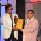 Shakti Kapoor being felicitated at the India Leadership Conclave