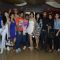Parvathy Omanakuttan with her friends at the Special Screening of Pizza 3D