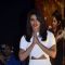 Priyanka Chopra greets the audience at the Trailer Launch of Mary Kom